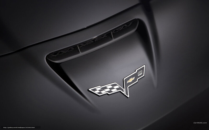 Chevrolet Corvette 100 badge