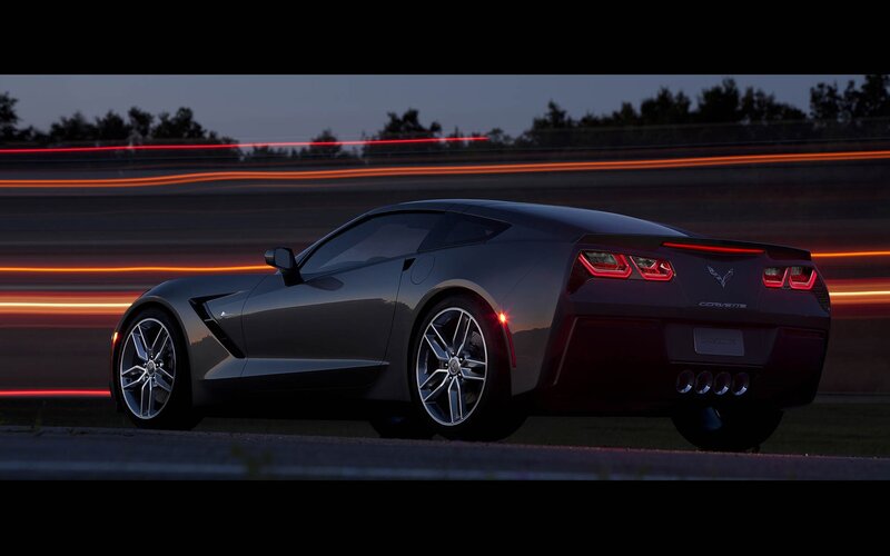Chevrolet Corvette in motion