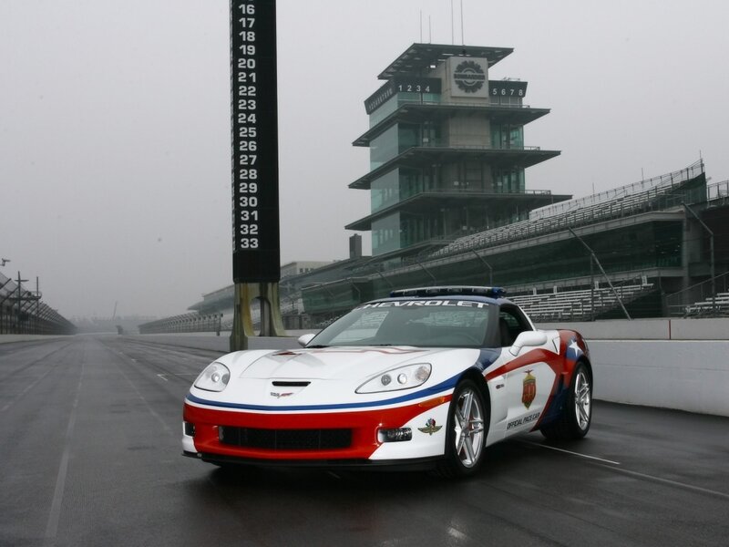 Chevrolet Corvette Race Car — White