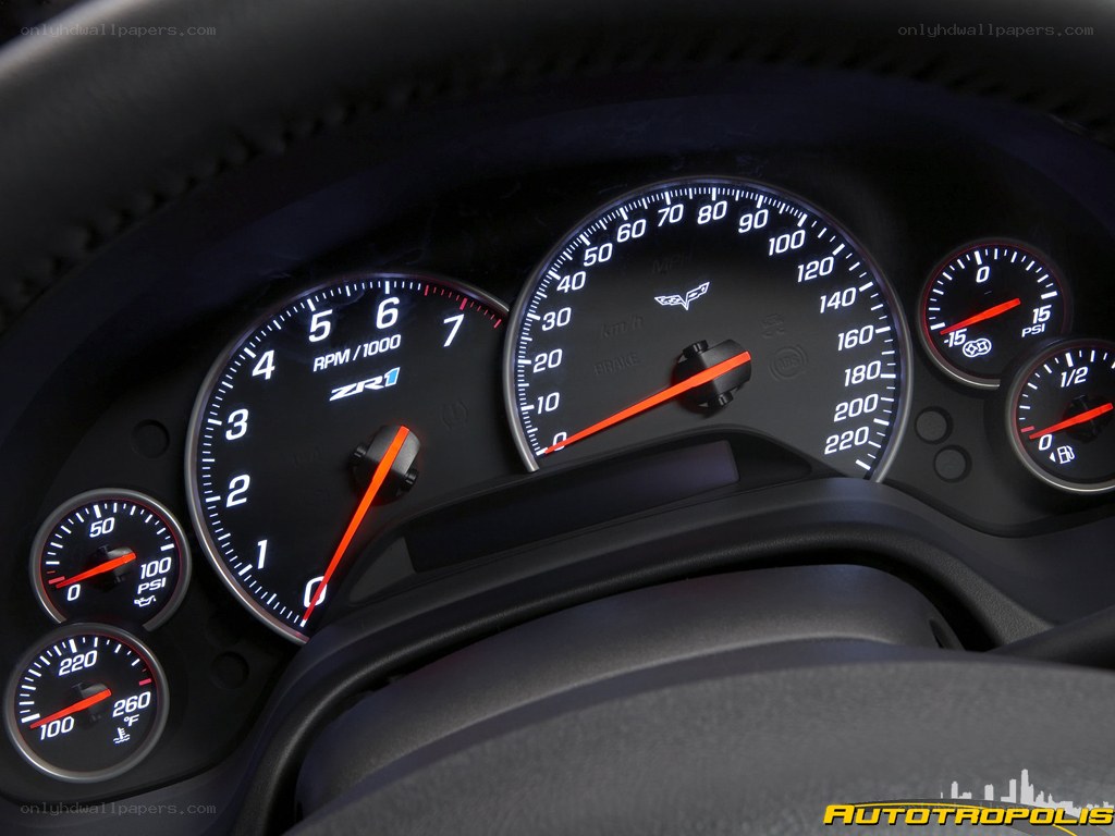 Chevrolet Corvette ZR1 dashboard