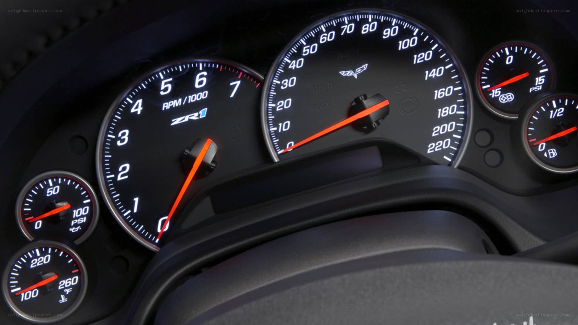 Chevrolet Corvette ZR1 dashboard