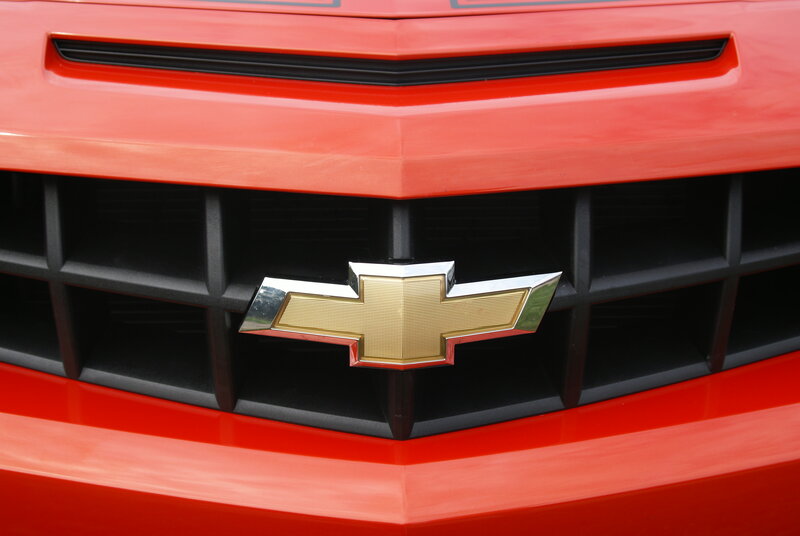 Chevrolet Emblem on Car