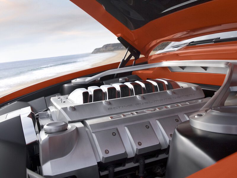 Chevrolet engine at the beach