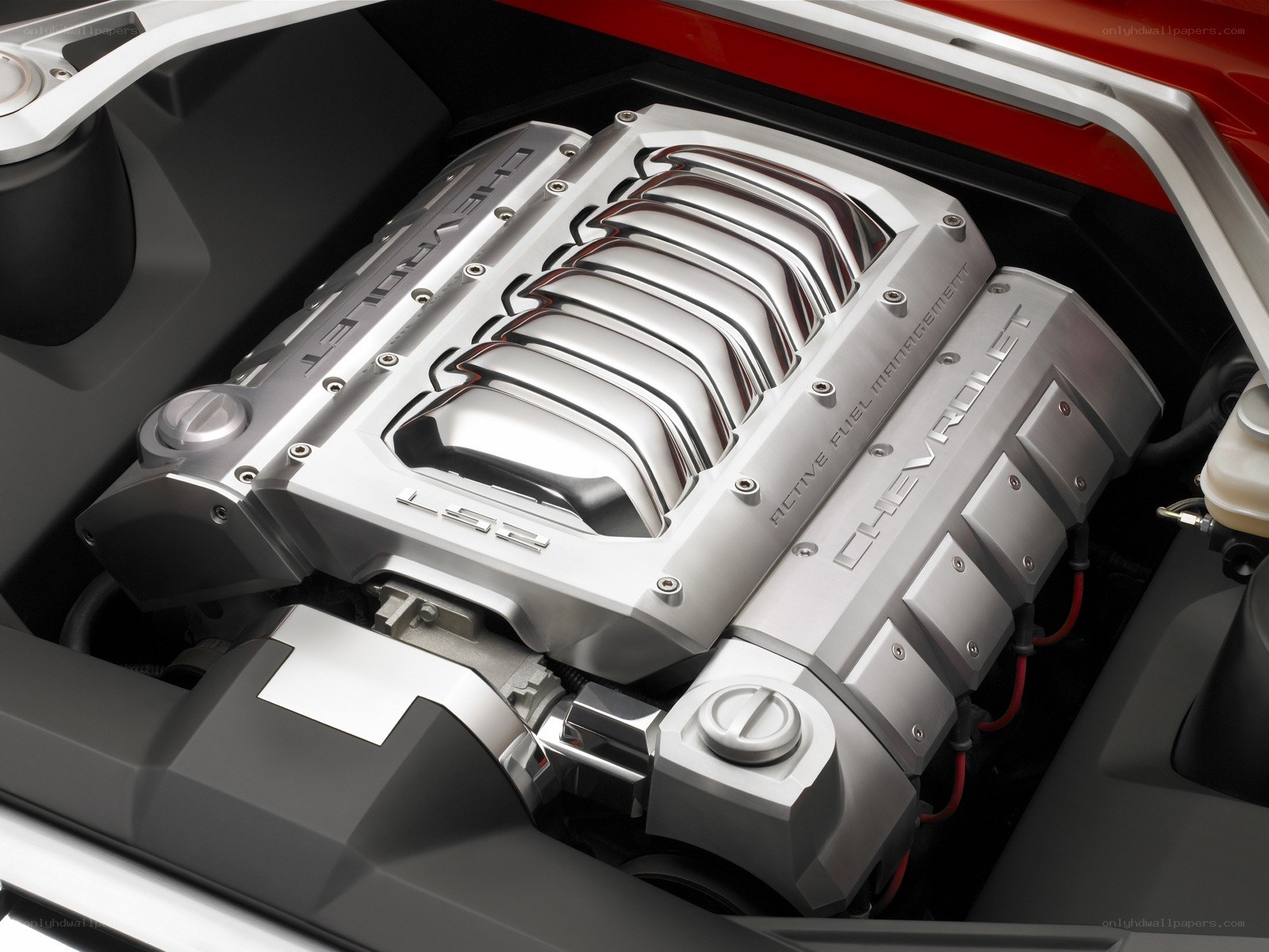 Chevrolet engine close-up