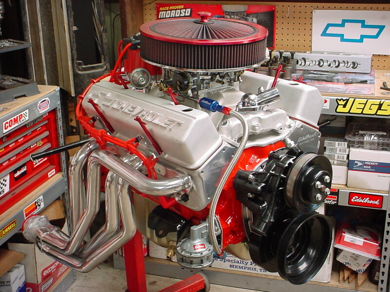 Chevrolet Engine — Red