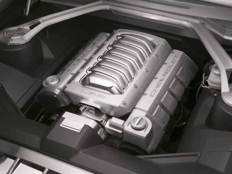 Chevrolet Engine — Silver, Mechanical, Photograph, Engine Cover
