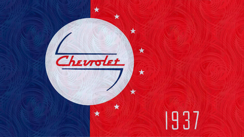 Chevrolet Logo on Flag