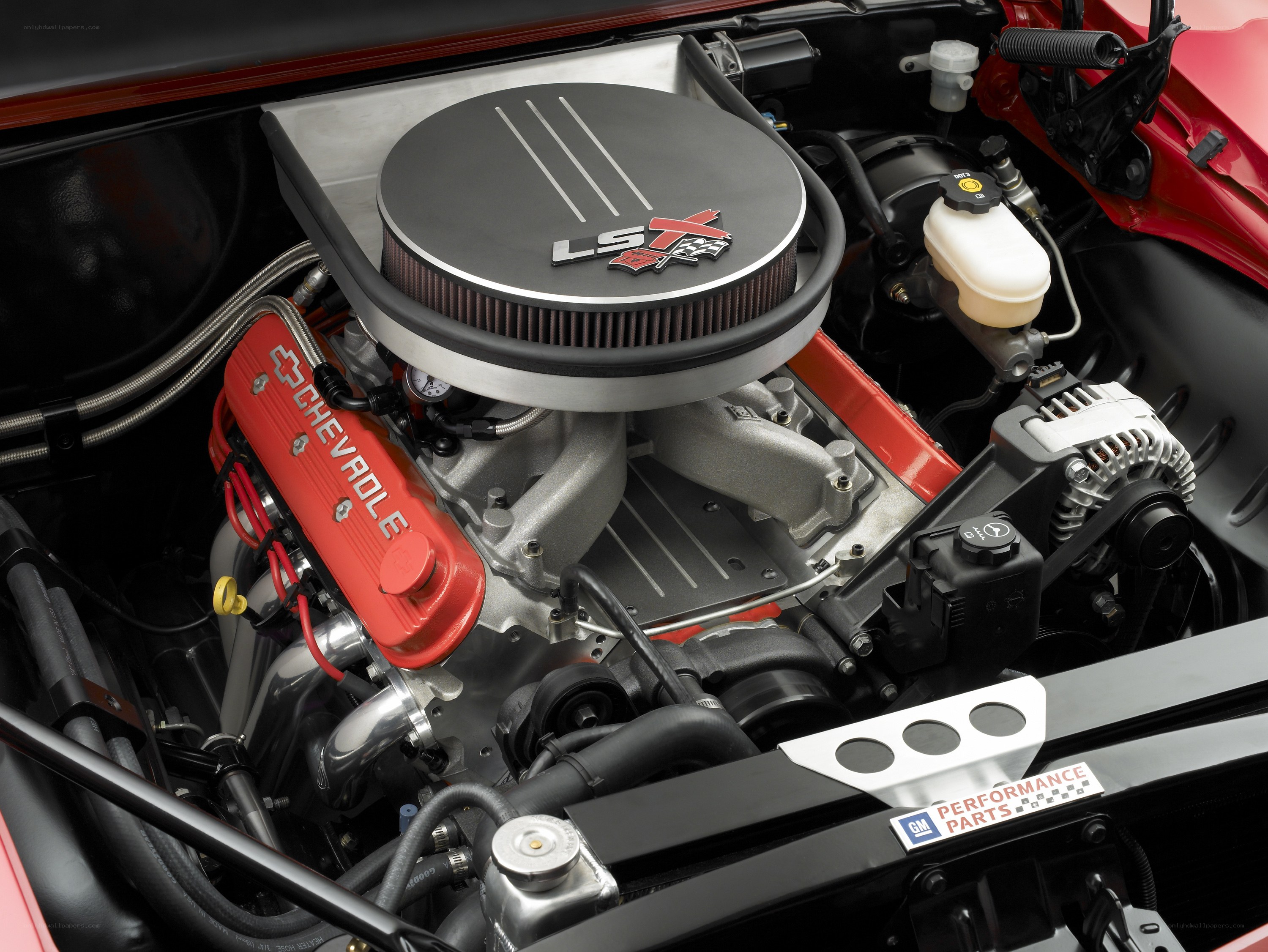 Chevrolet LSX engine bay