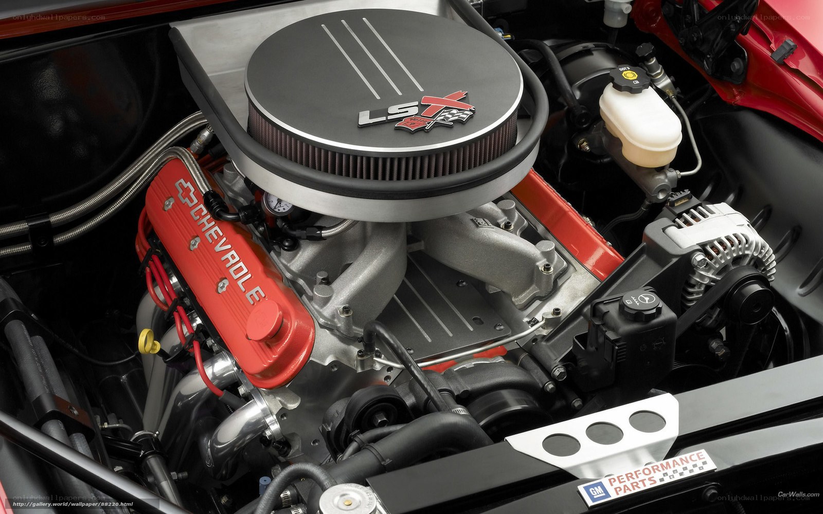 Chevrolet LSX engine close-up