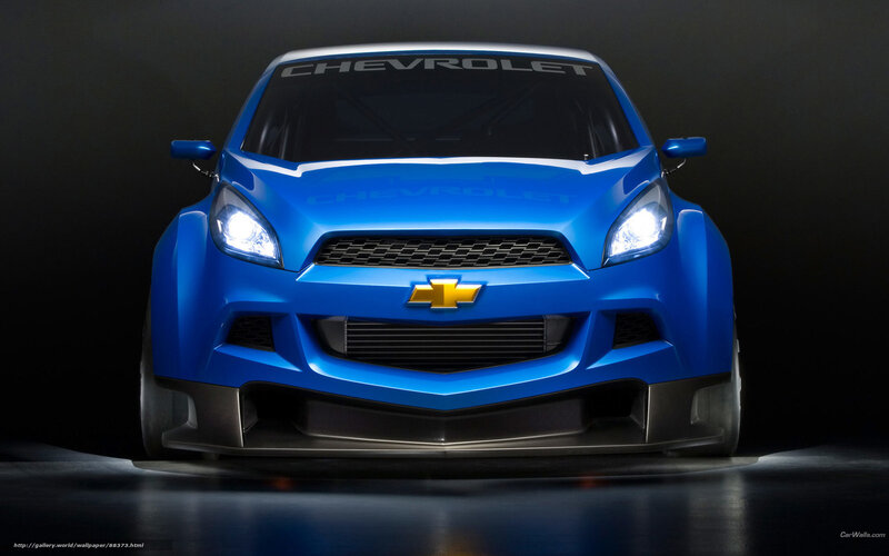 Chevrolet race car front view
