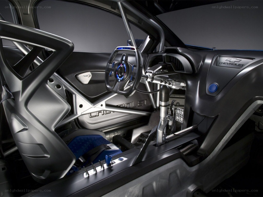 Chevrolet race car interior