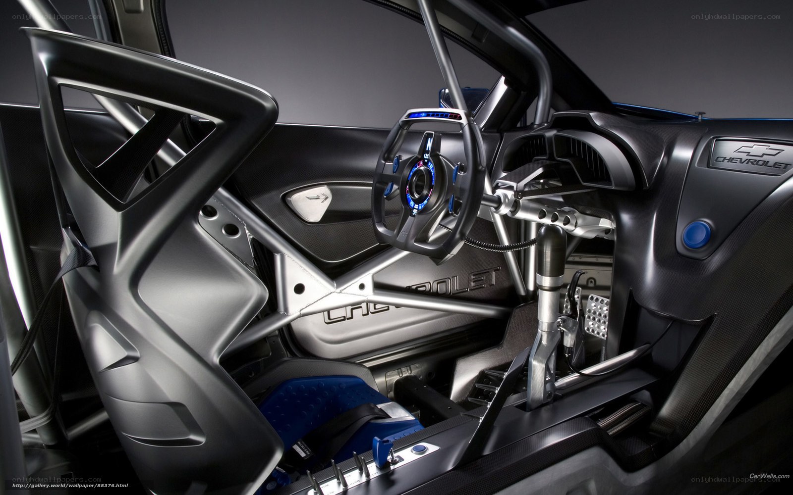 Chevrolet race car interior
