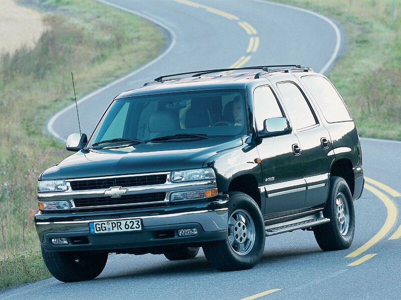 Chevrolet Tahoe on a winding road