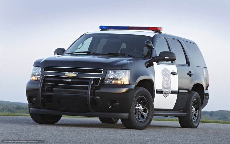 Chevrolet Tahoe police vehicle