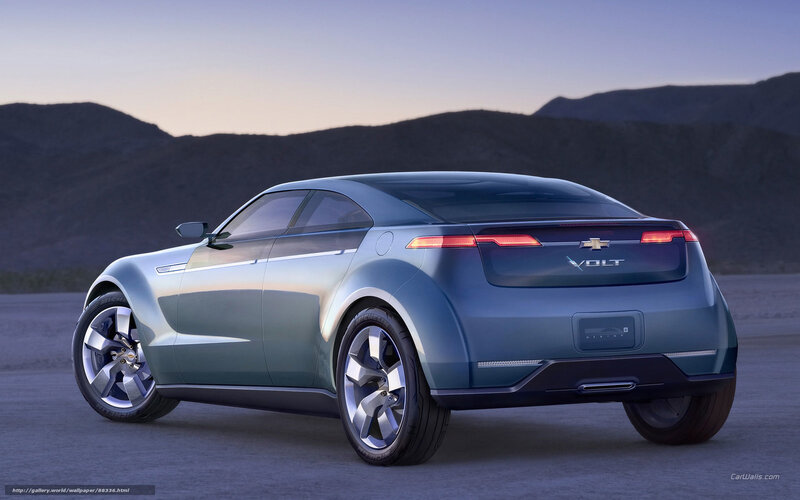 Chevrolet Volt Concept Car — Blue