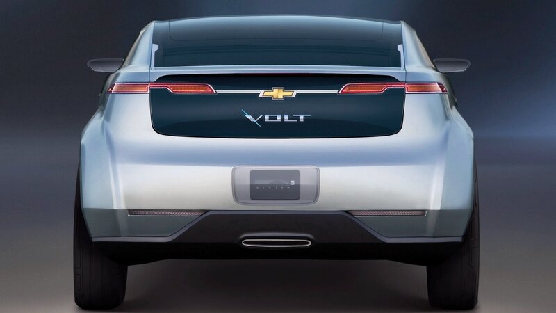 Chevrolet Volt concept rear view