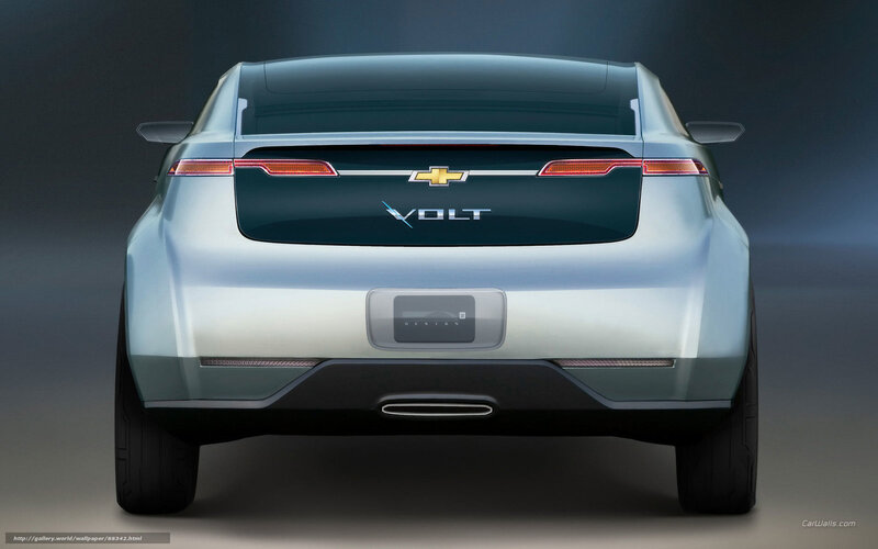 Chevrolet Volt concept rear view