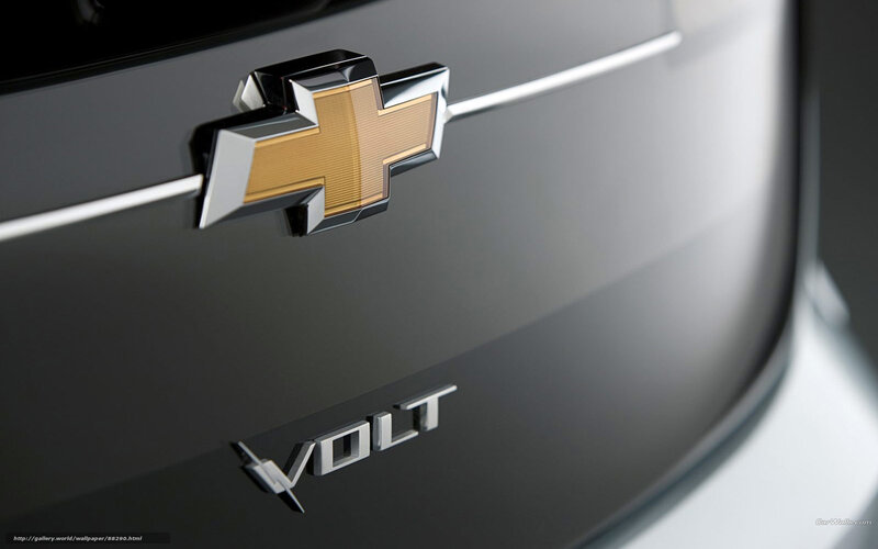 Chevrolet Volt emblem close-up