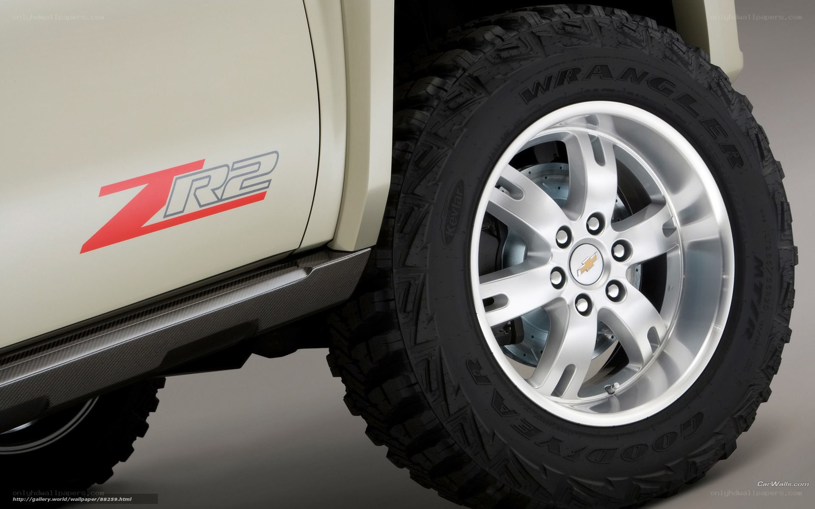 Chevrolet ZR2 wheel detail