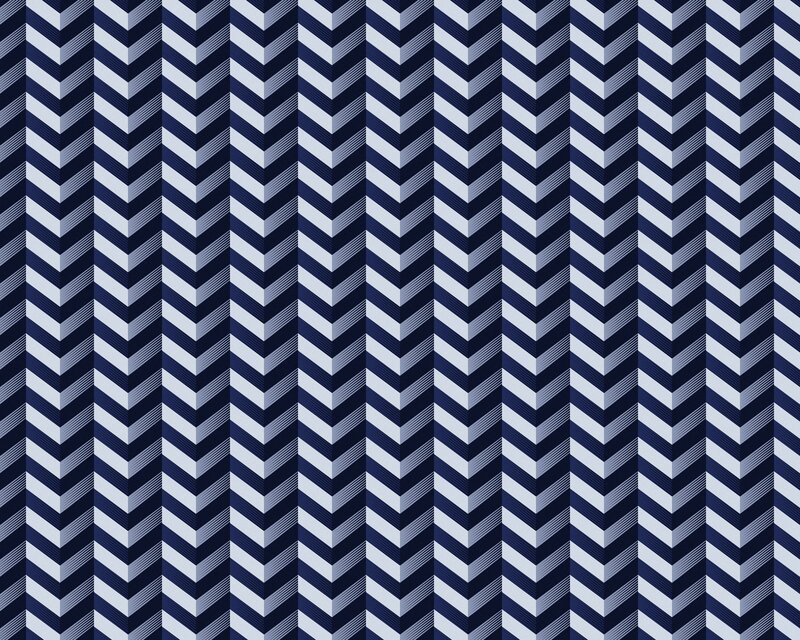 Chevron Pattern — Blue