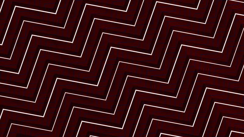 Chevron Pattern — Red