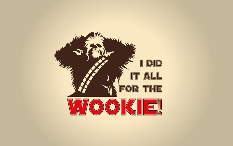 Chewbacca Character — Beige