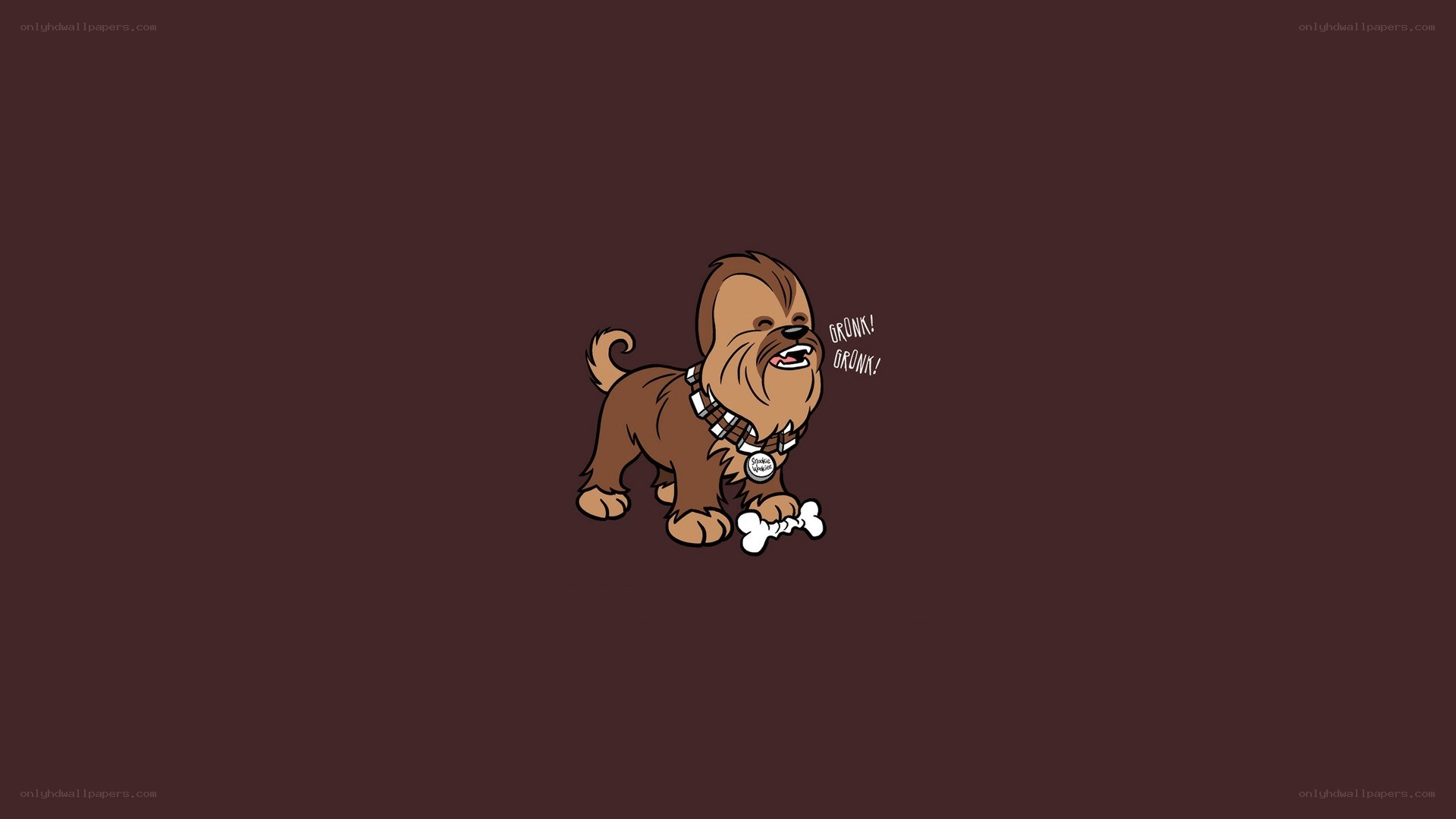Chewbacca dog cartoon
