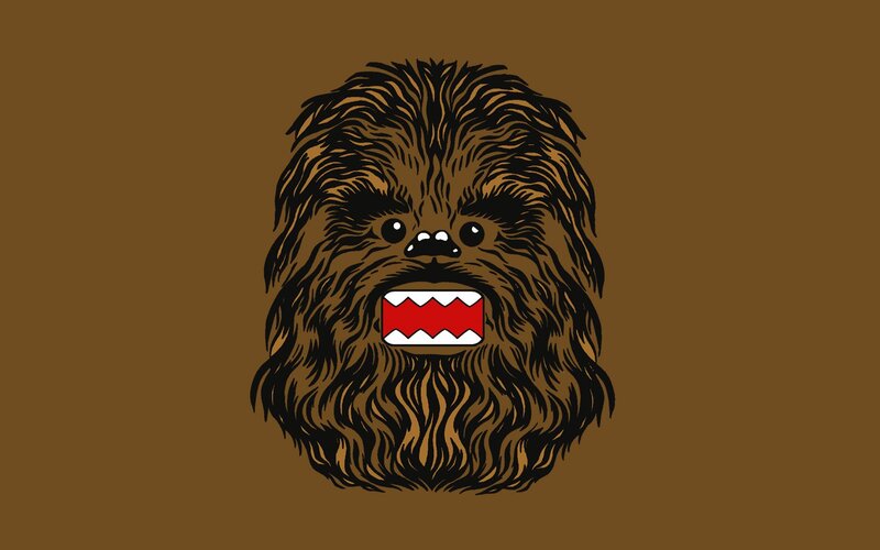 Chewbacca Head — Brown, Playful