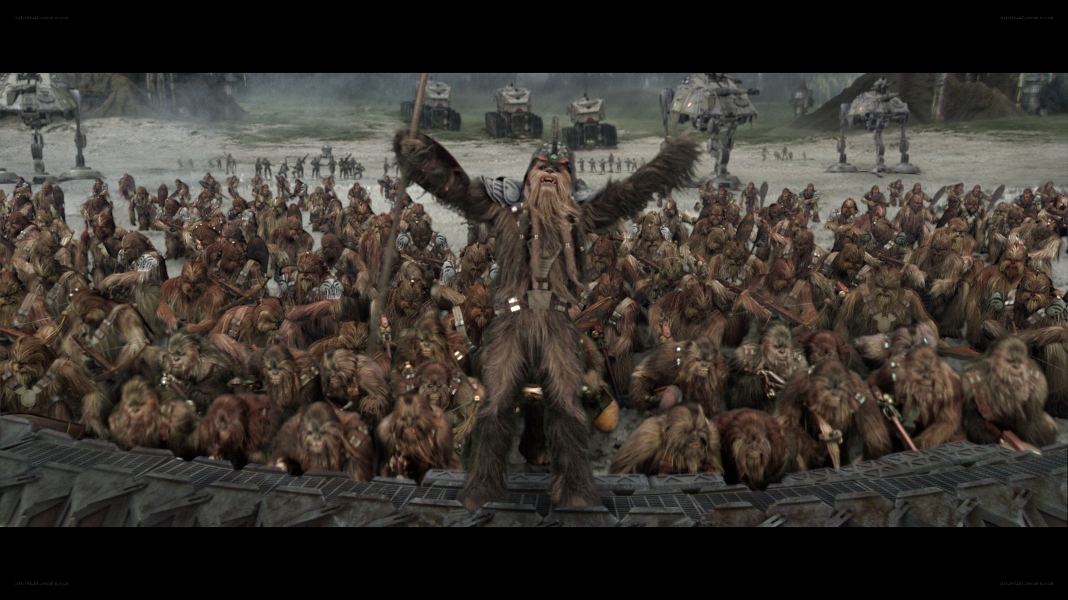 Chewbacca leads Wookiee army