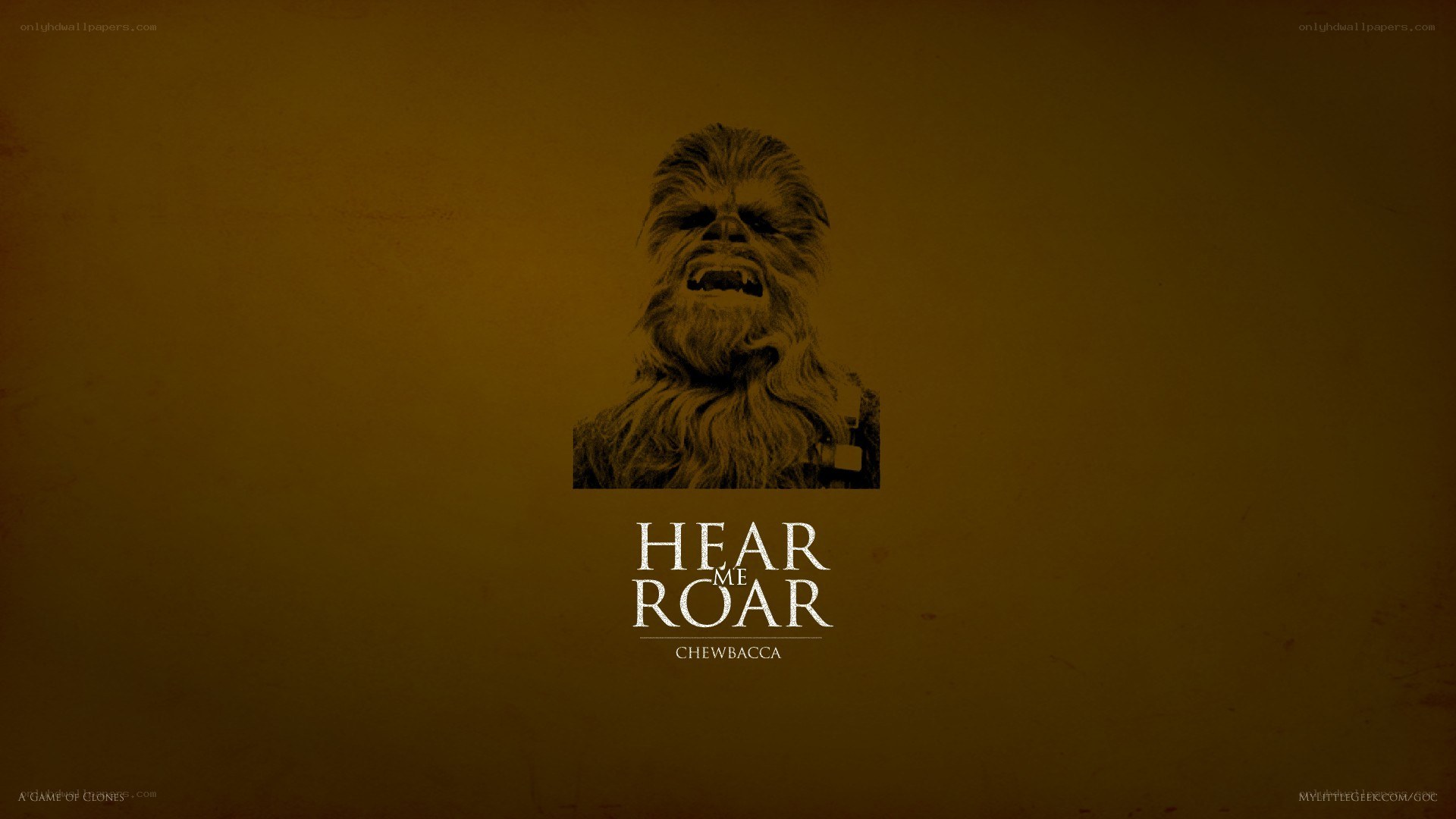Chewbacca roar wallpaper