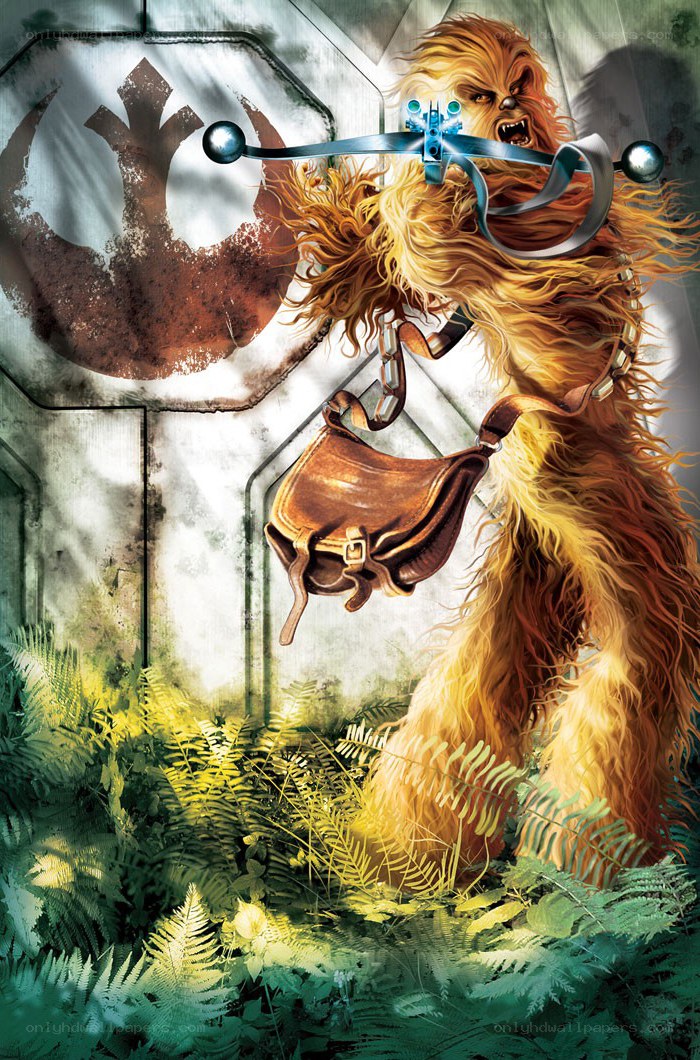 Chewbacca with bowcaster