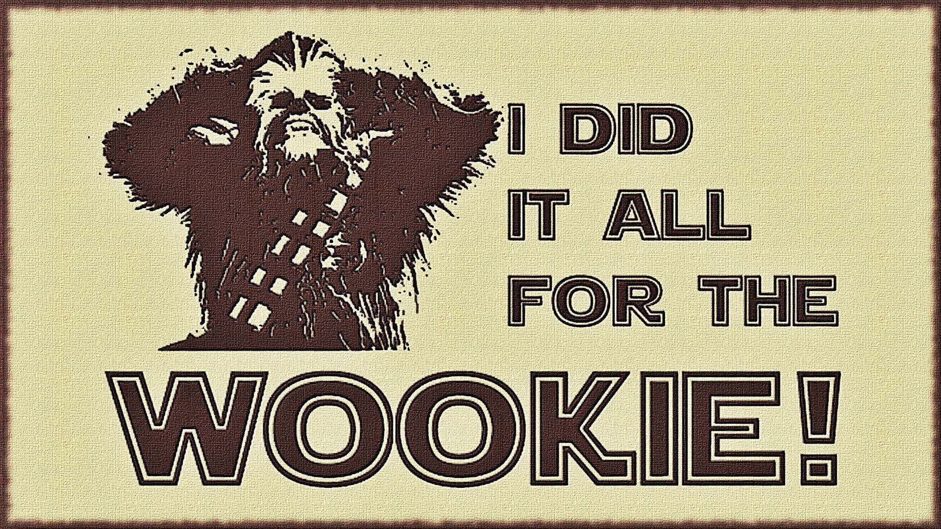 Chewbacca Wookiee quote