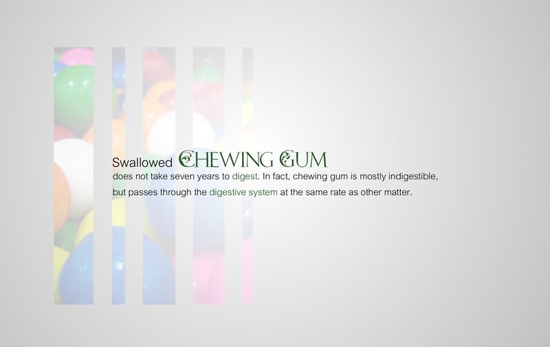 Chewing Gum Digestion Myth