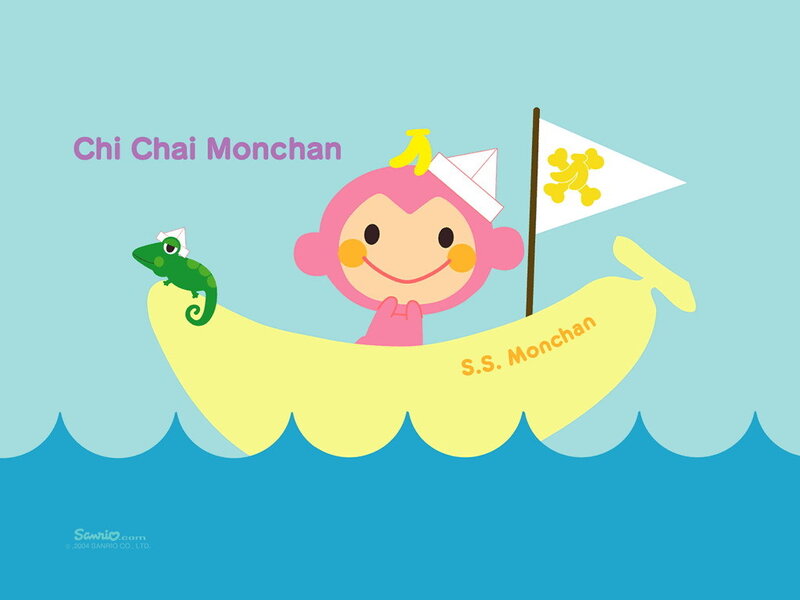 Chi Chai Monchan on a banana boat
