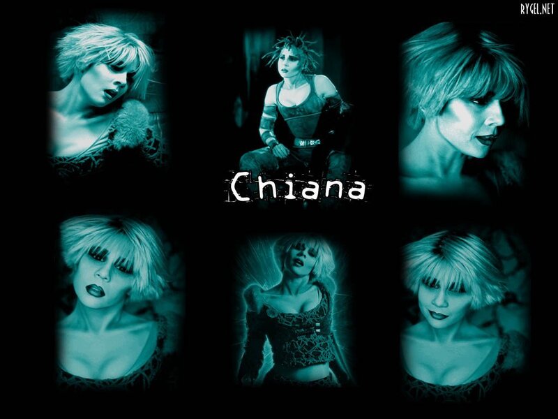 Chiana character collage