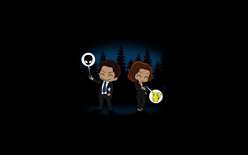 Chibi Agents with Flashlights