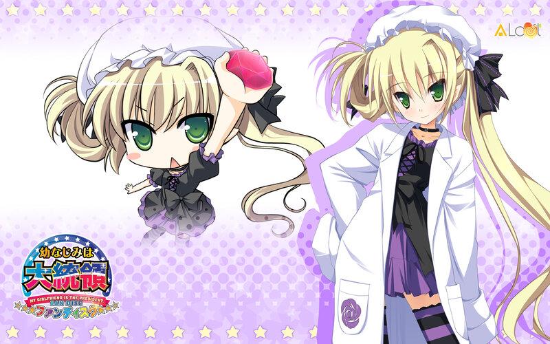 chibi and full-body anime girl