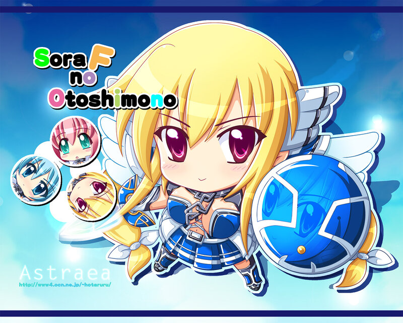 Chibi Angel Girl — Blue