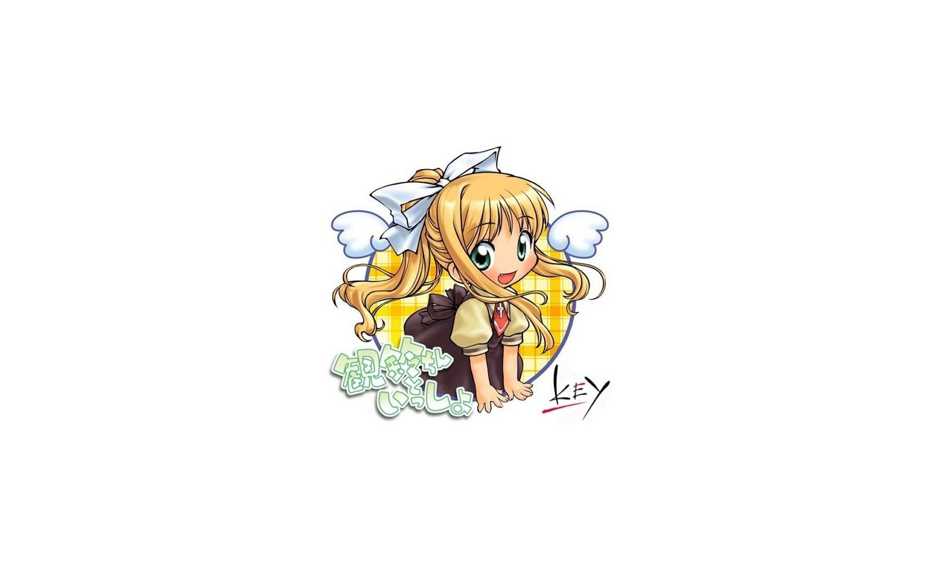 chibi angel girl character