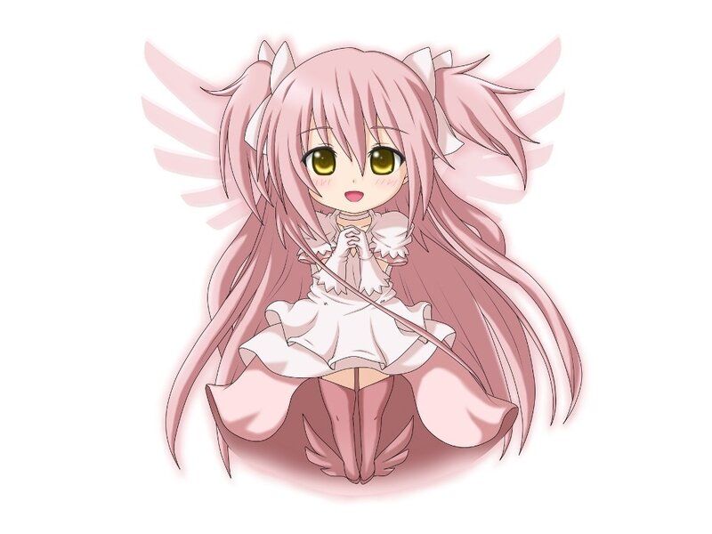 Chibi Angel Girl — Pink