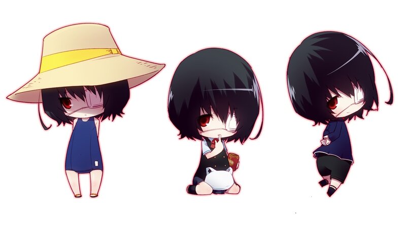 Chibi Anime Character — Black