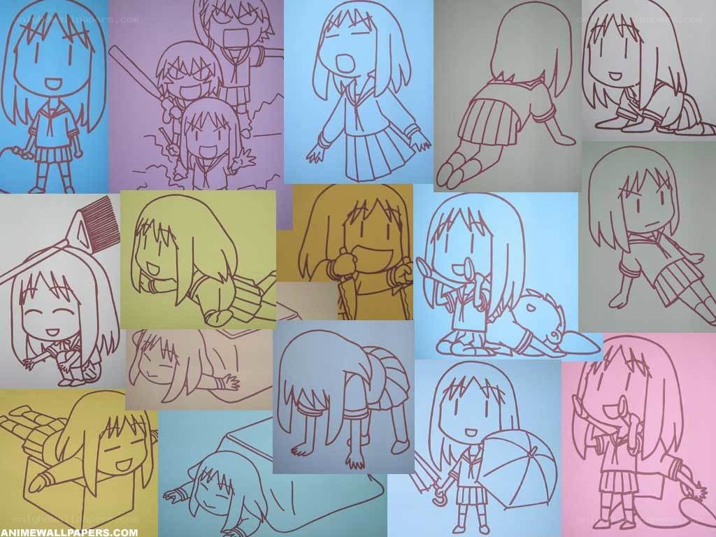 Chibi anime character collage