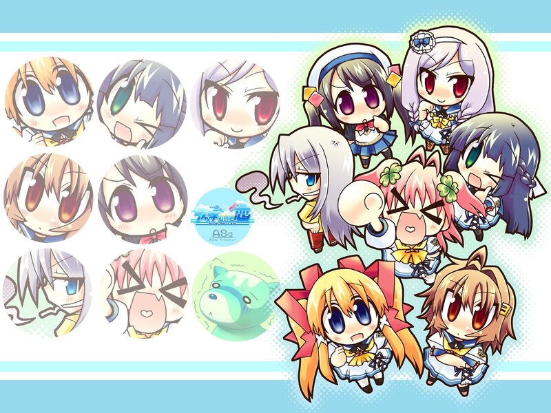 Chibi anime character collection