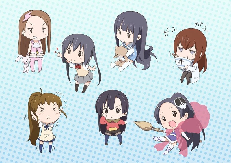 Chibi anime character collection