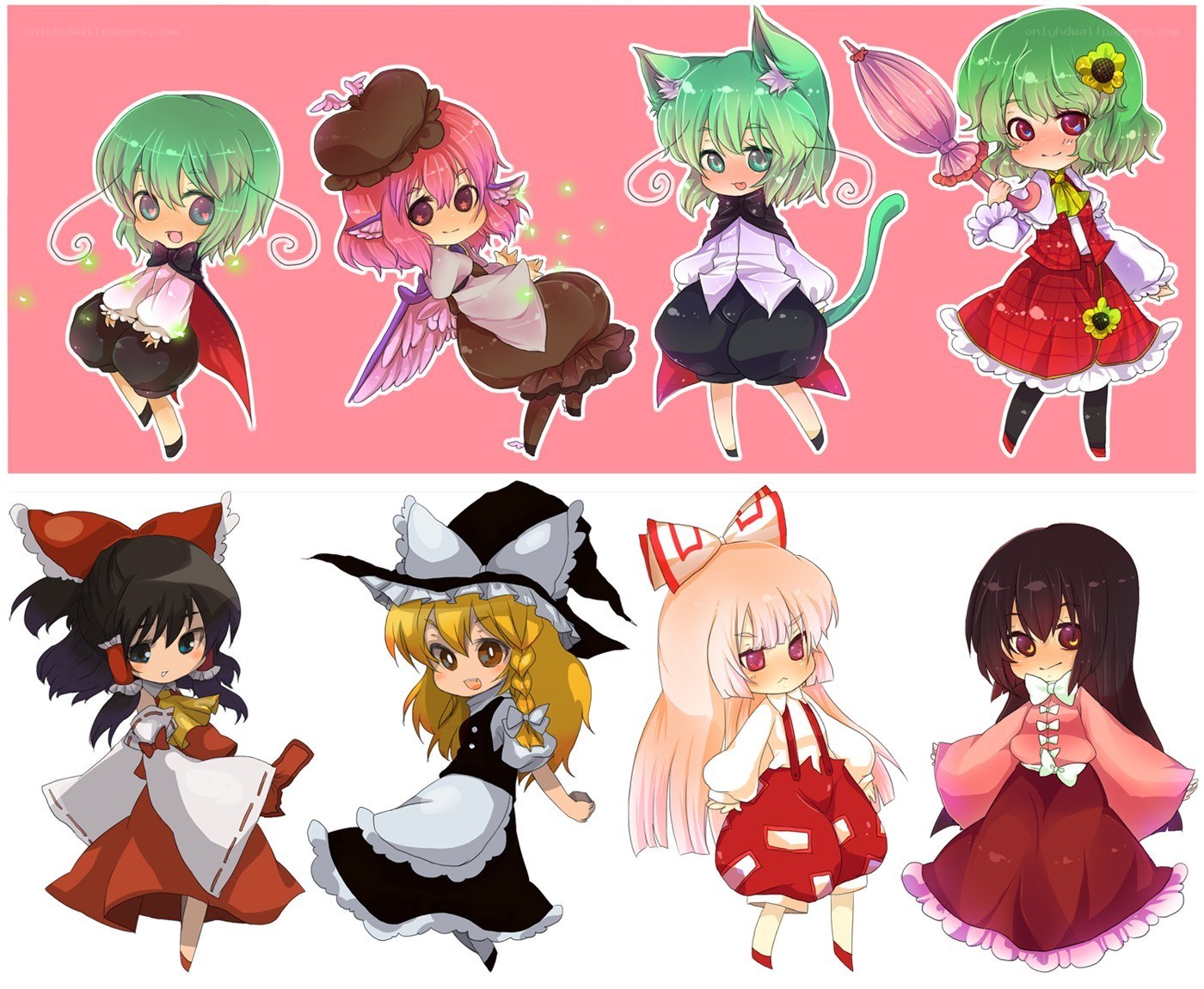 Chibi anime character collection