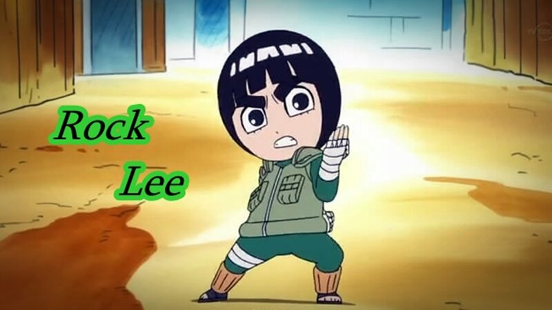 Chibi Anime Character — Green, Determined