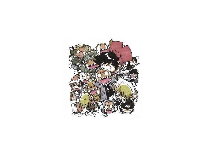Chibi anime character group