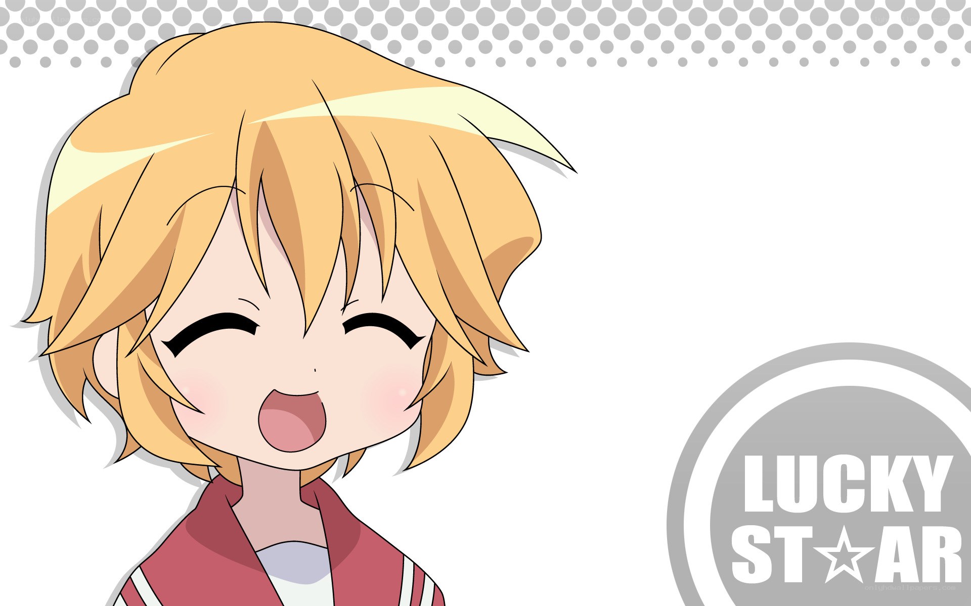 chibi anime character laughing