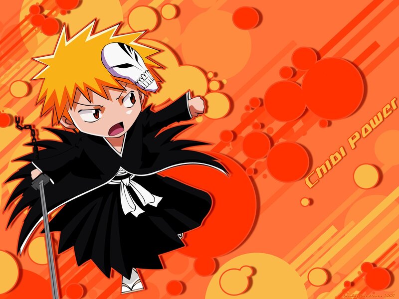 Chibi Anime Character — Orange