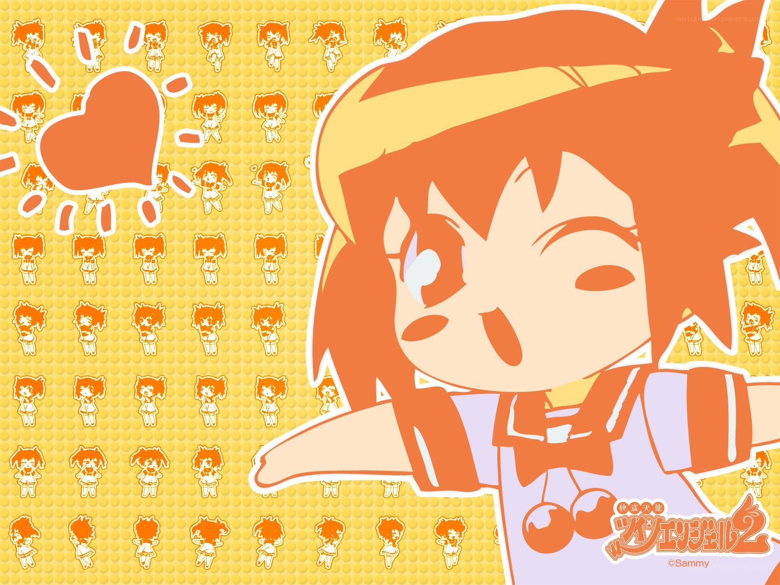 Chibi anime character with heart